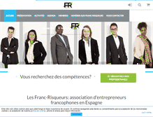 Tablet Screenshot of francrisqueurs.com